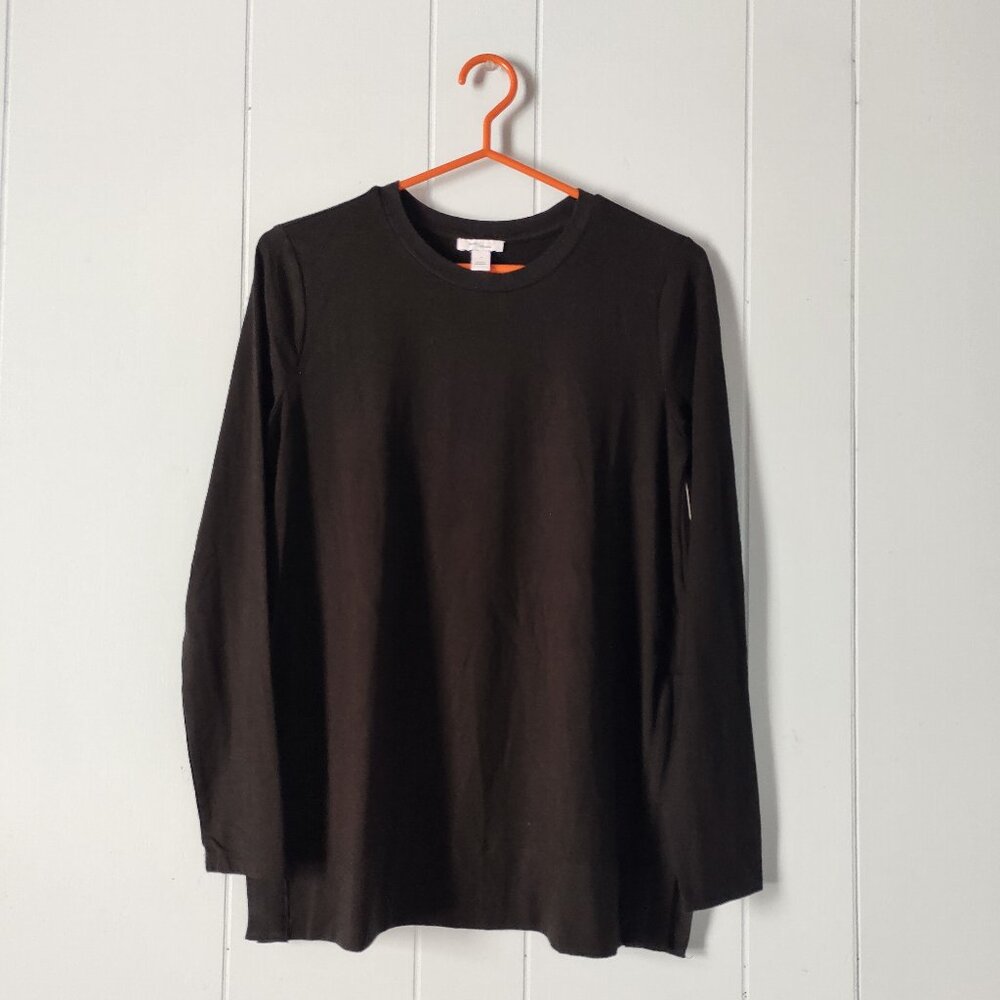 Black Daily Ritual Long Sleeve Tunic